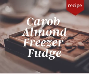 Carob Almond Freezer Fudge