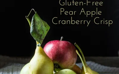 Gluten-Free Pear Apple Cranberry Crisp