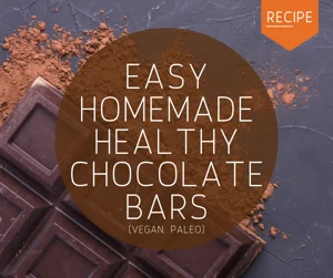 Easy Homemade Healthy Chocolate Bars